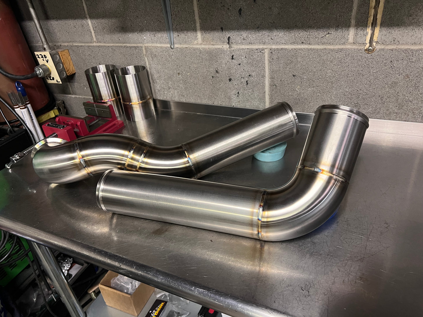 Fabricated 3.5” Intercooler Piping Kit