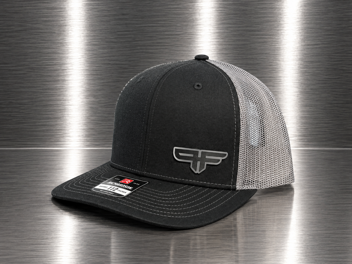 Black/Grey Curved Hat