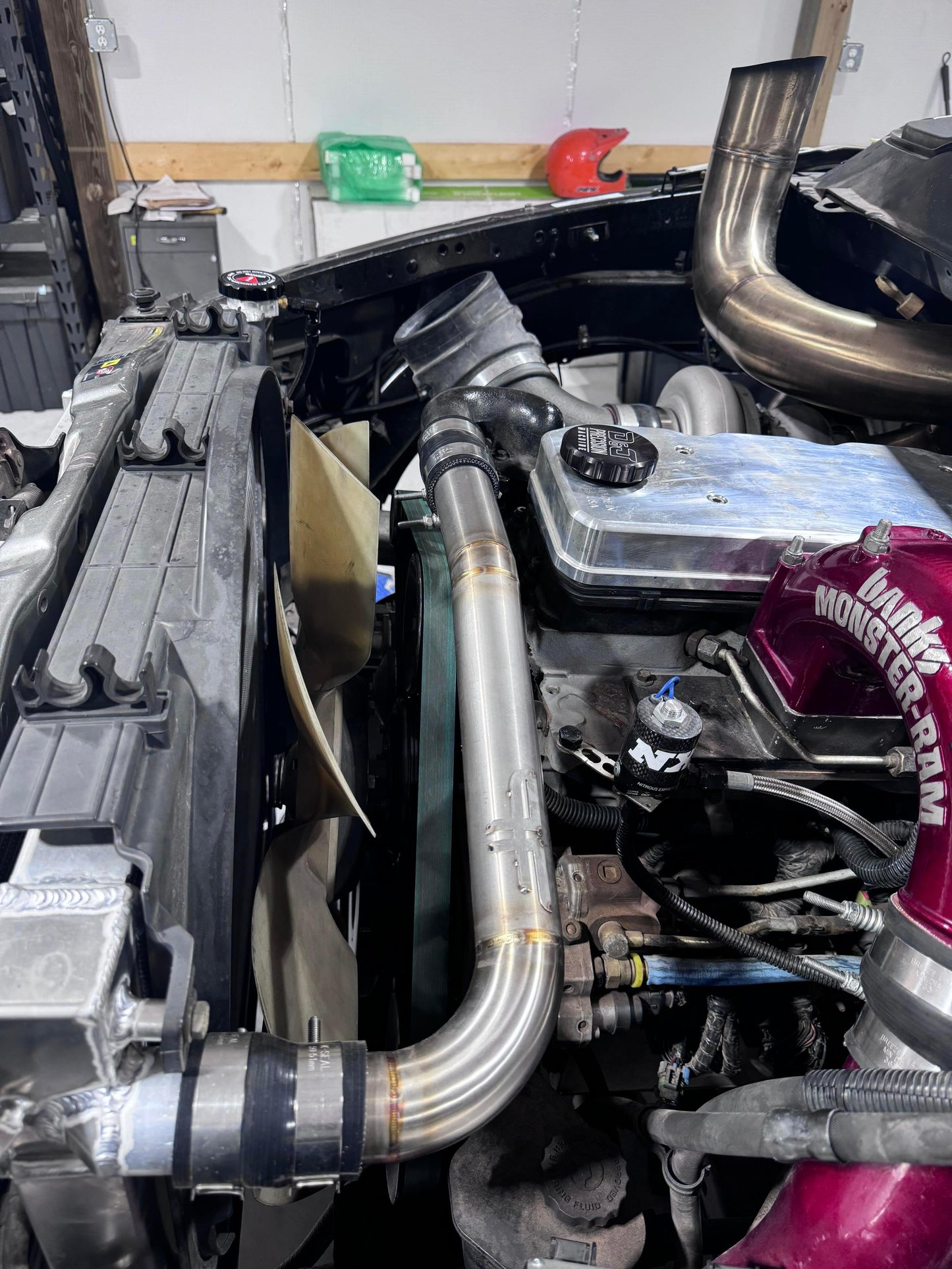 3rd Gen Cummins Fabricated Upper Coolant Pipe