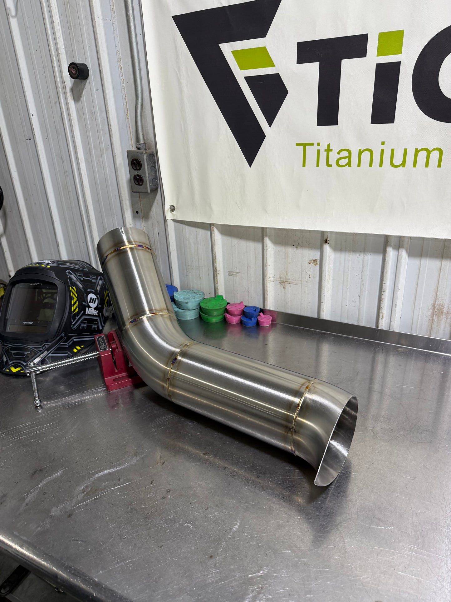 Stainless Tear Drop Exhaust Tip Elbow