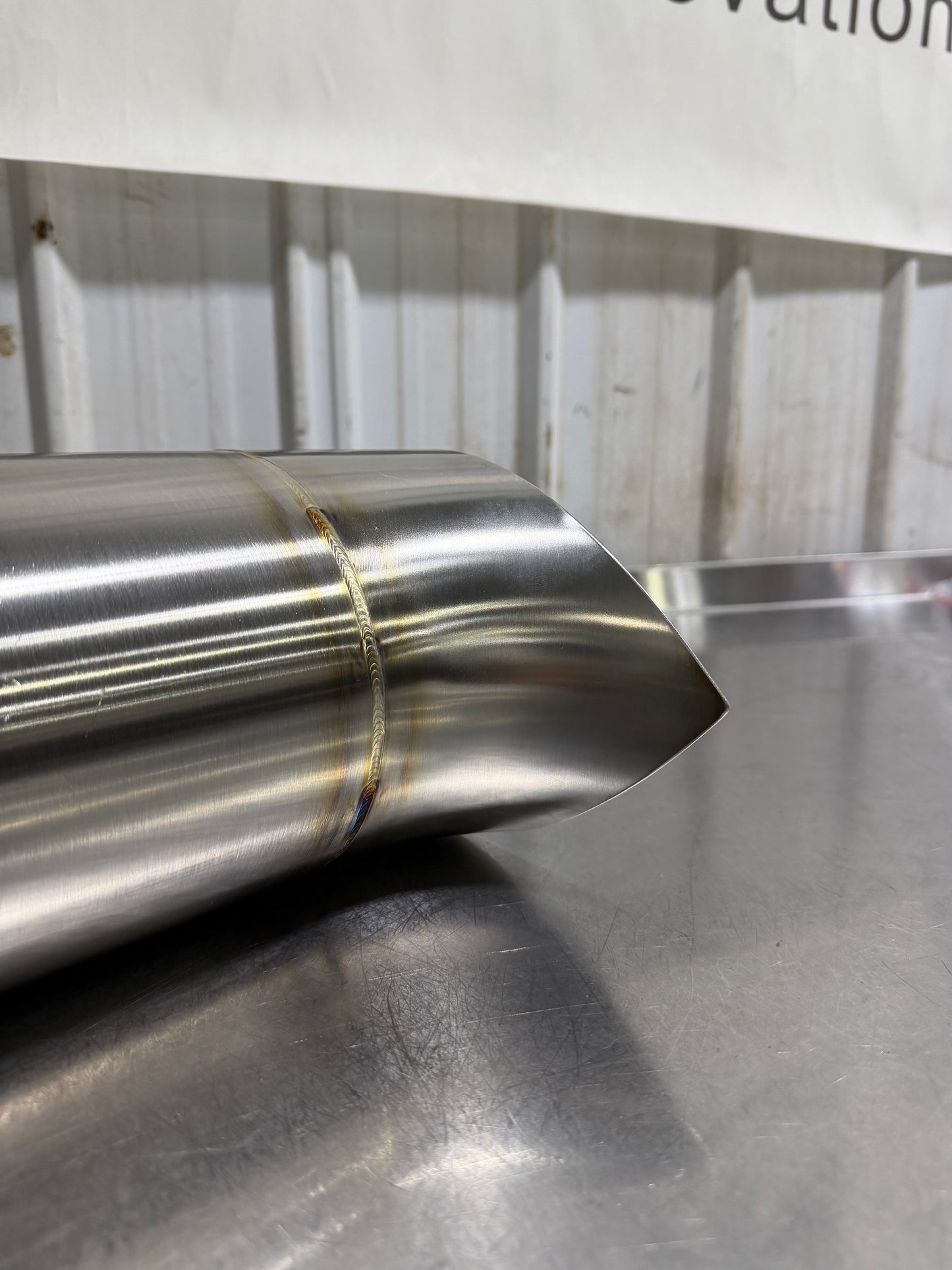 Stainless Tear Drop Exhaust Tip Elbow