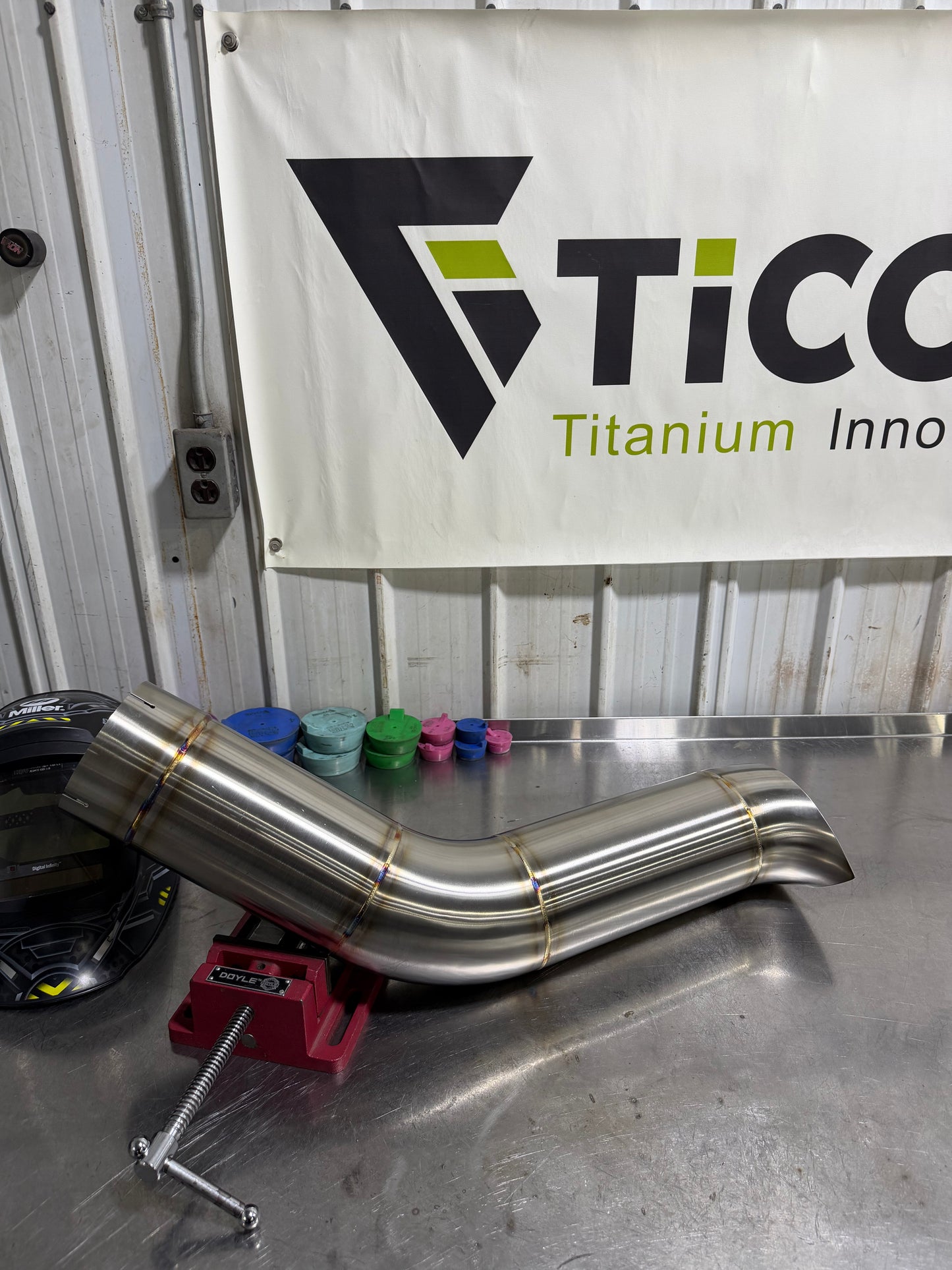 Stainless Tear Drop Exhaust Tip Elbow